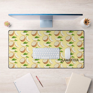Tropical Coconuts Desk Mat