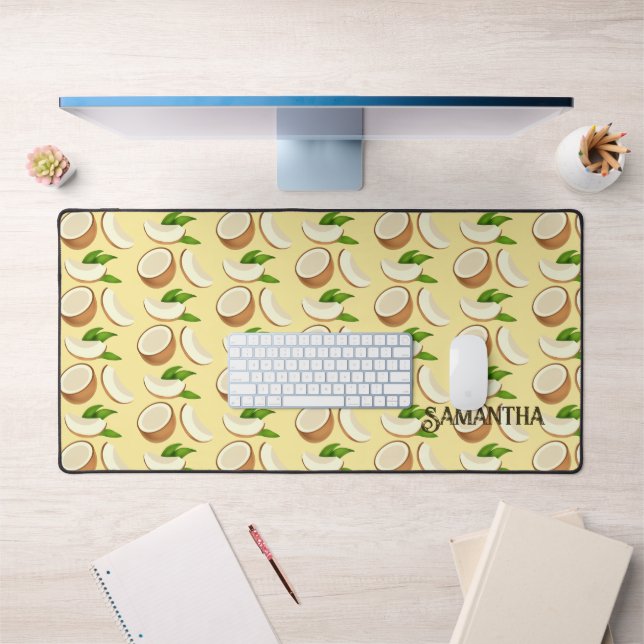 Tropical Coconuts Desk Mat (Office 1)