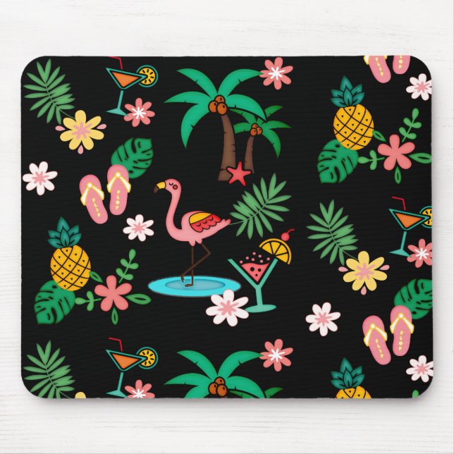 Tropical Collage Mouse Mat (Front)