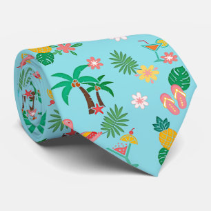 Tropical Collage Tie