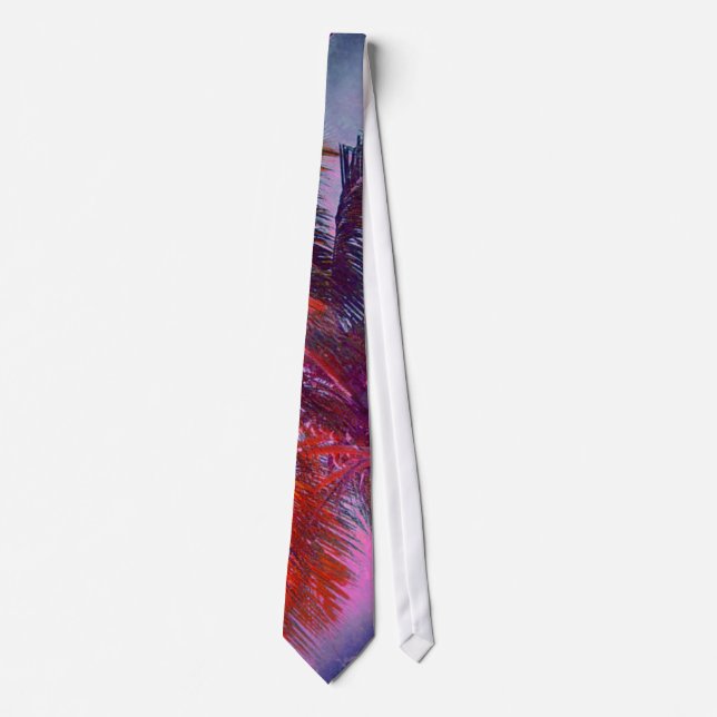 Tropical Colour Wave Tie (Front)