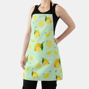 Tropical colourful Citrus SUMMER Orange lemon Slic Apron