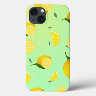 Tropical colourful Citrus SUMMER Orange lemon Slic iPhone 13 Case