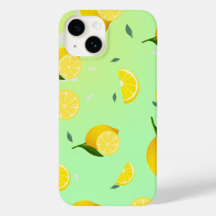 Tropical colourful Citrus SUMMER Orange lemon Slic Case-Mate iPhone 14 Case