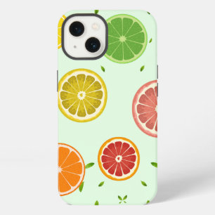 Tropical colourful Citrus SUMMER Orange lemon Slic iPhone 13 Case
