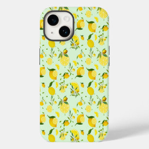 Tropical colourful Citrus SUMMER Orange lemon Slic iPhone 14 Case