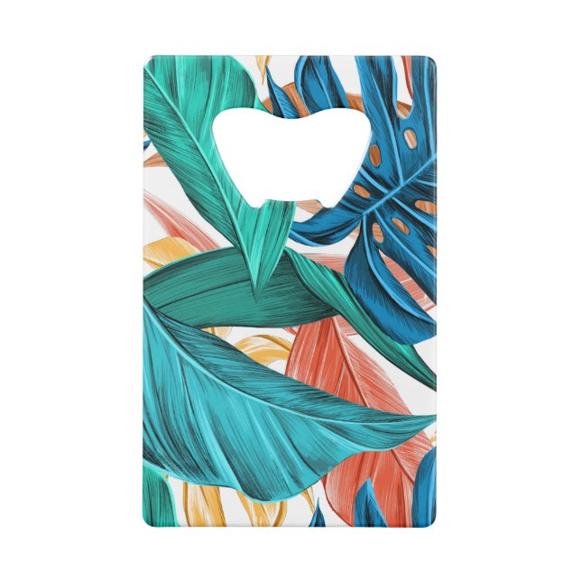 Tropical Colourful Foliage Leaves Nature (Back)