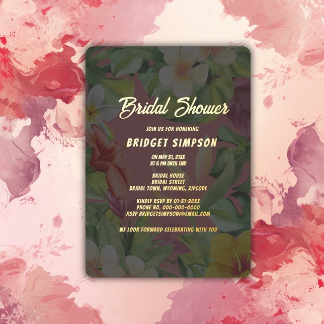 tropical colourful hibiscus hawaiian summer bridal (Creator Uploaded)