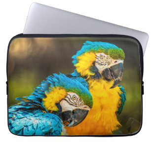 Tropical Companions Wildlife Photo Wall Art Print Laptop Sleeve