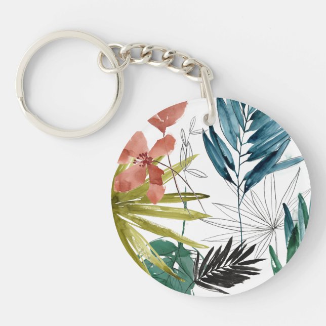 Tropical Composition Key Ring (Front)