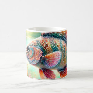 Tropical Coney Fish 030924AREF101 - Watercolor Coffee Mug