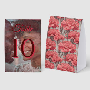 Tropical Custom Pink Carnation Petal Barn Wedding