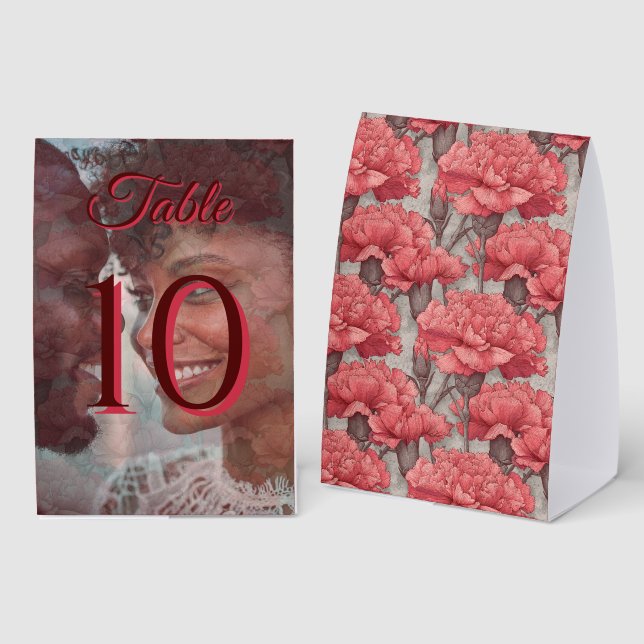 Tropical Custom Pink Carnation Petal Barn Wedding (Front/Back)