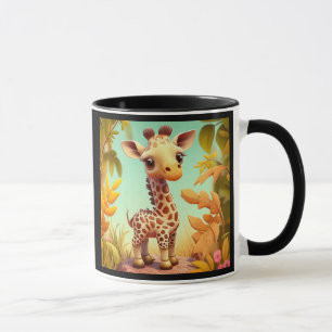 Tropical Cute Baby Giraffe Cartoon-37560 Mug
