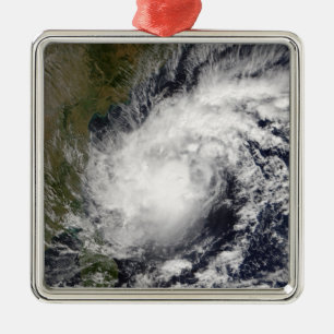 Tropical Cyclone Baaz Metal Tree Decoration