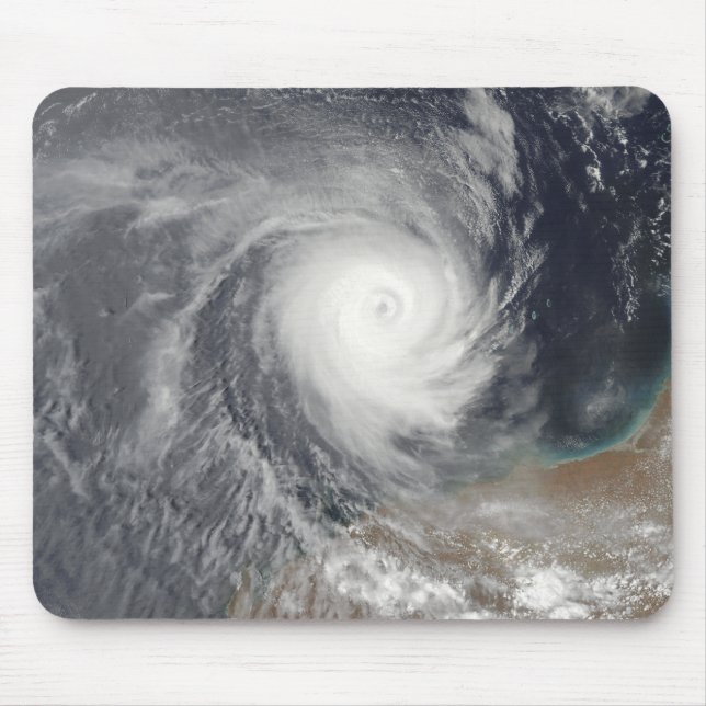 Tropical Cyclone Billy off Australia Mouse Mat (Front)
