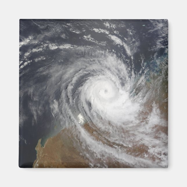 Tropical Cyclone Billy over Australia 2 Magnet (Front)