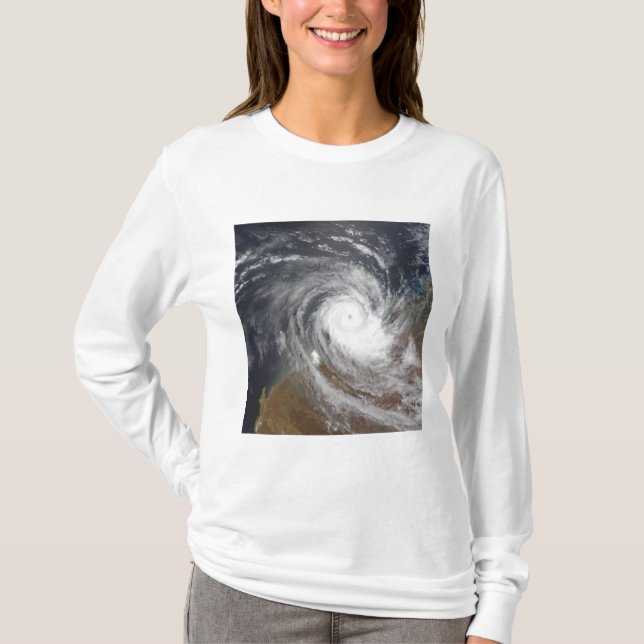 Tropical Cyclone Billy over Australia 2 T-Shirt (Front)