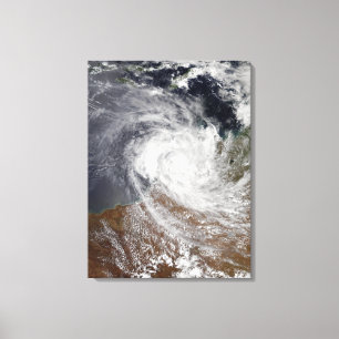 Tropical Cyclone Billy over Australia Canvas Print