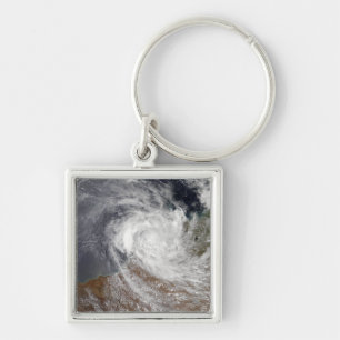 Tropical Cyclone Billy over Australia Key Ring