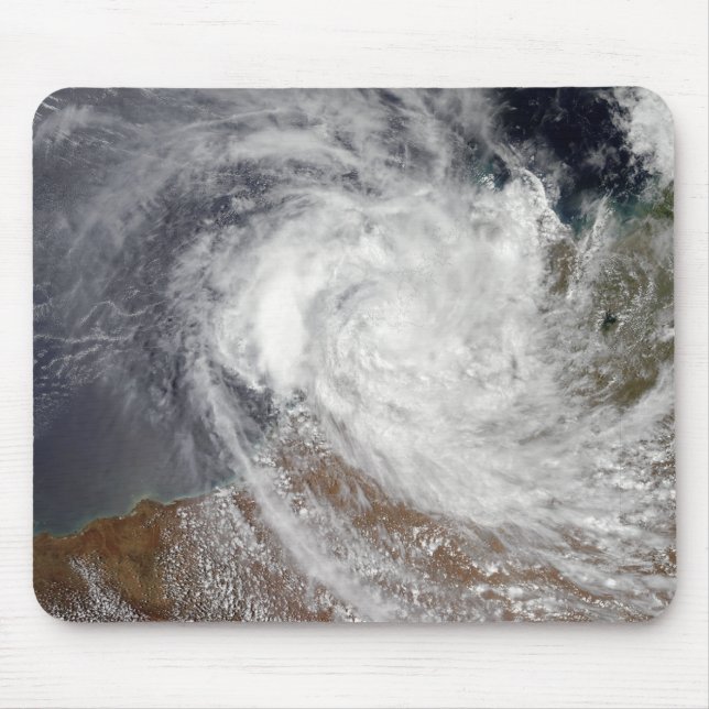 Tropical Cyclone Billy over Australia Mouse Mat (Front)