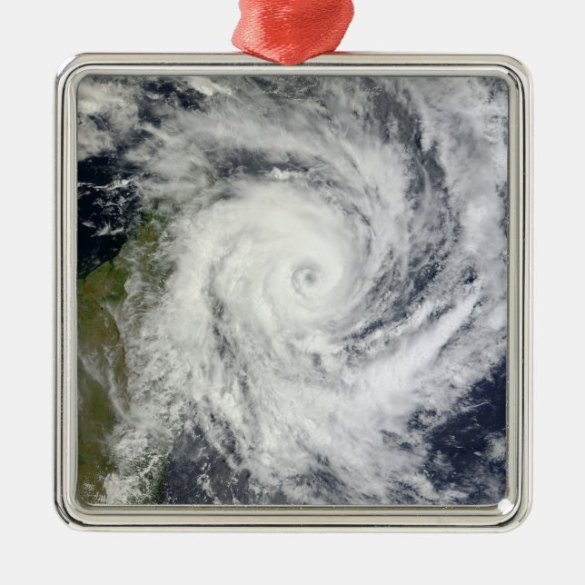 Tropical Cyclone Bingiza Metal Tree Decoration (Front)
