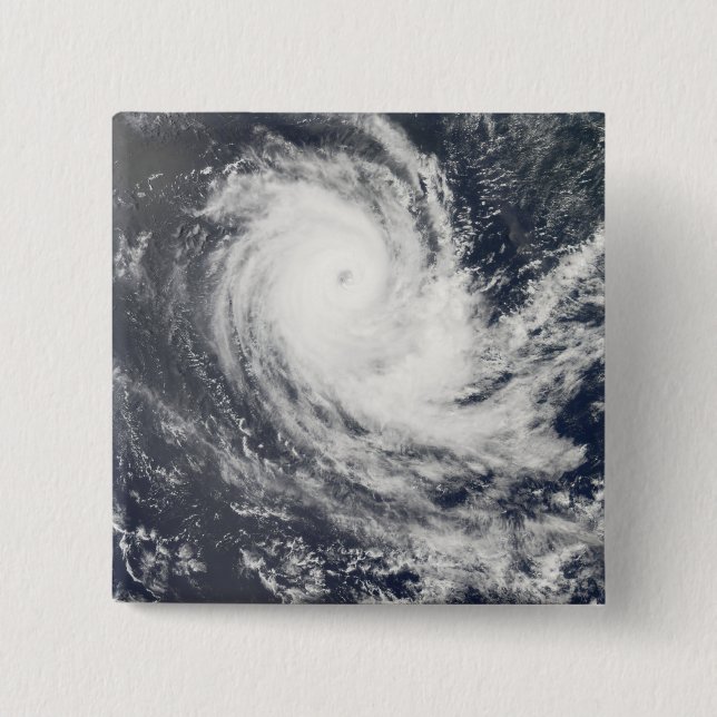 Tropical Cyclone Carina 15 Cm Square Badge (Front)