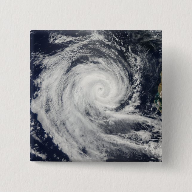 Tropical Cyclone Dianne 15 Cm Square Badge (Front)