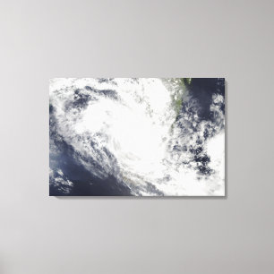 Tropical Cyclone Fami hovers over Madagascar Canvas Print
