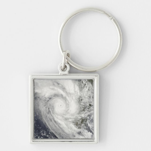 Tropical Cyclone Fanele over Madagascar Key Ring (Front)