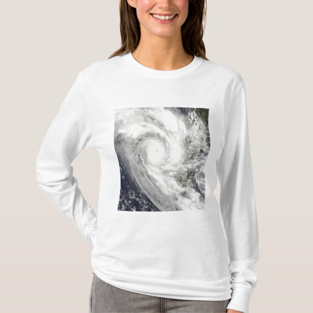 Tropical Cyclone Fanele over Madagascar T-Shirt (Front)