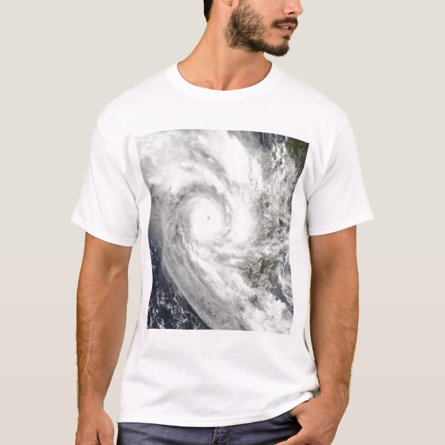 Tropical Cyclone Fanele over Madagascar T-Shirt (Front)