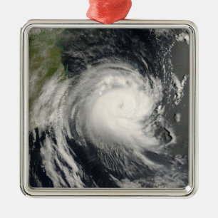 Tropical Cyclone Favio approaching Mozambique Metal Tree Decoration