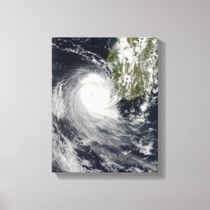 Tropical Cyclone Favio off Madagascar Canvas Print