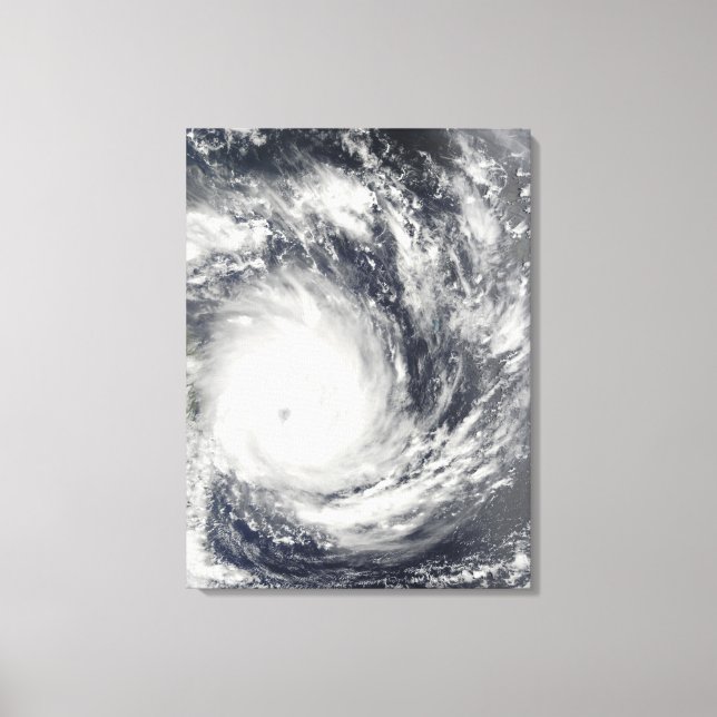 Tropical Cyclone Gael off Madagascar Canvas Print (Front)