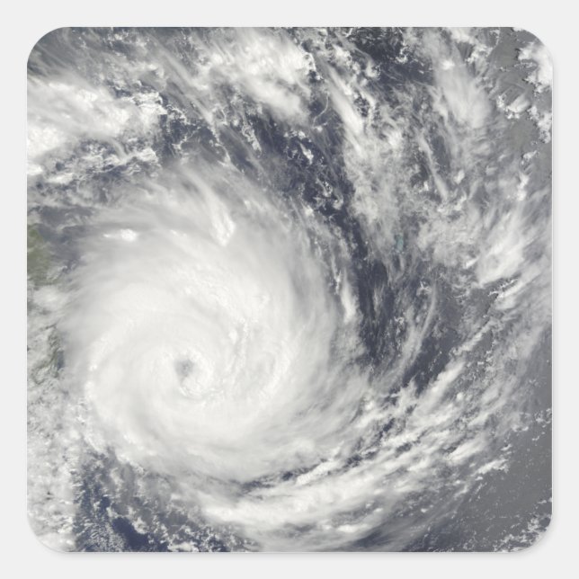 Tropical Cyclone Gael off Madagascar Square Sticker (Front)