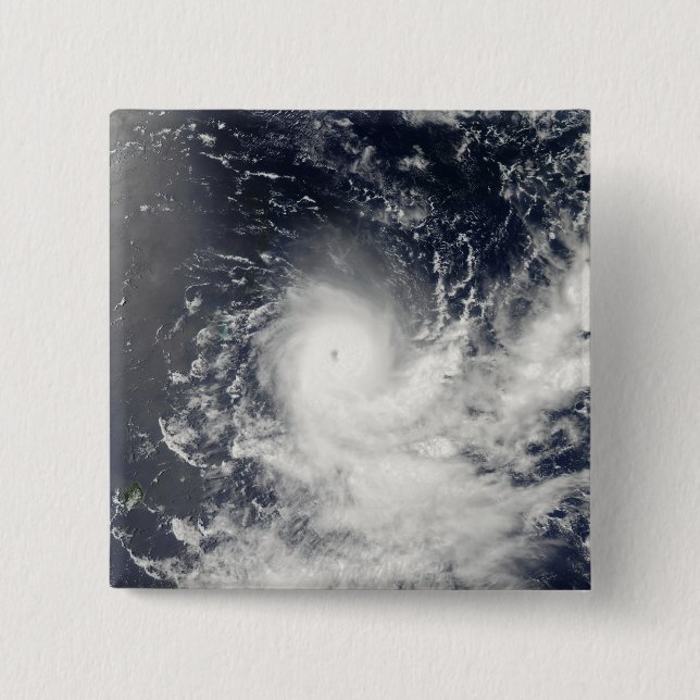 Tropical Cyclone Gelane 15 Cm Square Badge (Front)