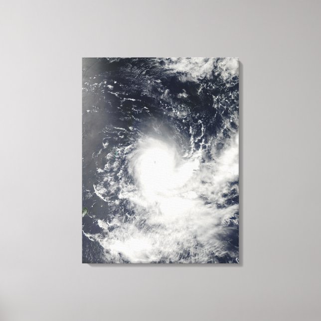 Tropical Cyclone Gelane Canvas Print (Front)