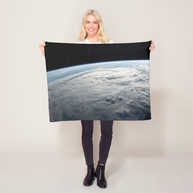 Tropical Cyclone Idai Above The Coast Of Africa. Fleece Blanket (In Situ)