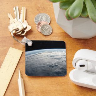 Tropical Cyclone Idai Above The Coast Of Africa. Key Ring