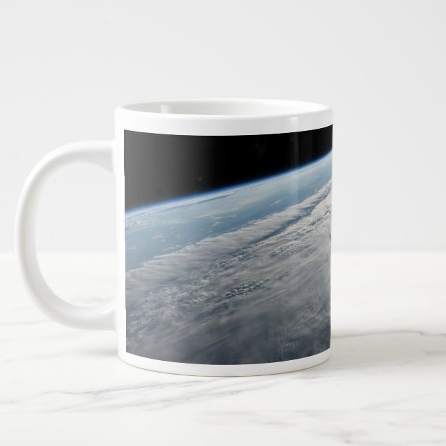 Tropical Cyclone Idai Above The Coast Of Africa. Large Coffee Mug (Left)