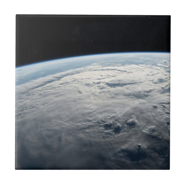 Tropical Cyclone Idai Above The Coast Of Africa. Tile (Front)