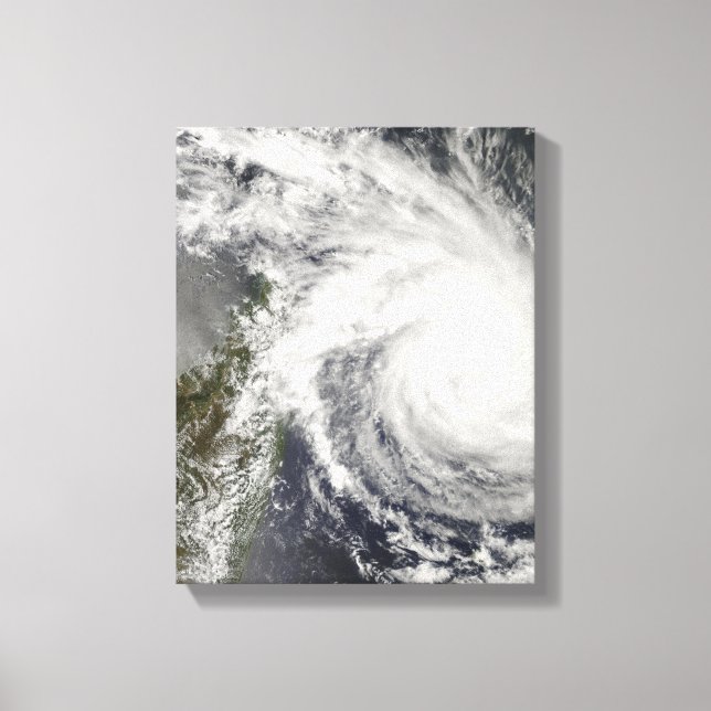 Tropical Cyclone Ivan approaching Madagascar Canvas Print (Front)
