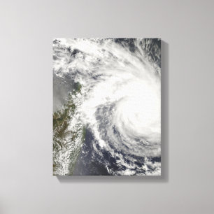 Tropical Cyclone Ivan approaching Madagascar Canvas Print