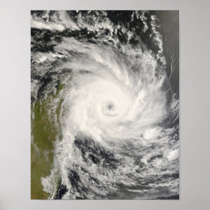 Tropical Cyclone Ivan over Madagascar Poster