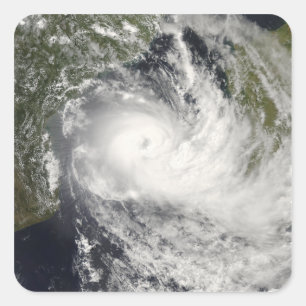Tropical Cyclone Jokwe in the Mozambique Channe Square Sticker