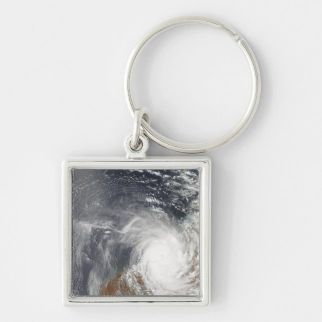 Tropical Cyclone Laurence over Western Australi Key Ring (Front)
