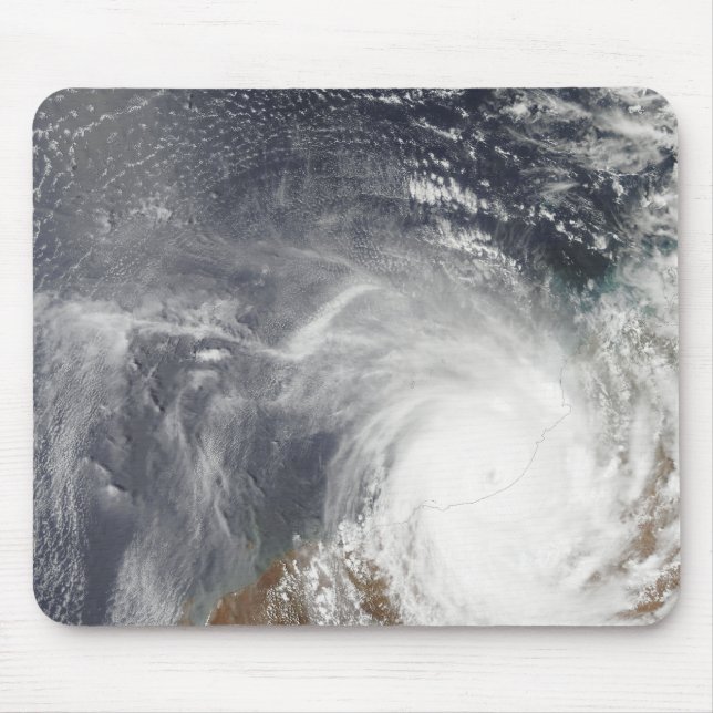 Tropical Cyclone Laurence over Western Australi Mouse Mat (Front)