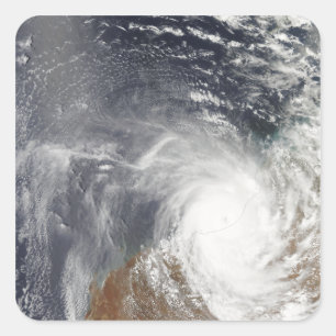 Tropical Cyclone Laurence over Western Australi Square Sticker
