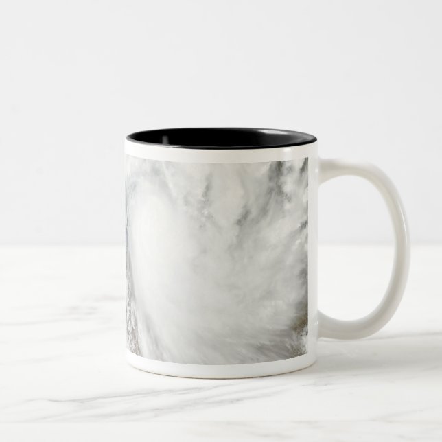 Tropical Cyclone Laurence Two-Tone Coffee Mug (Right)